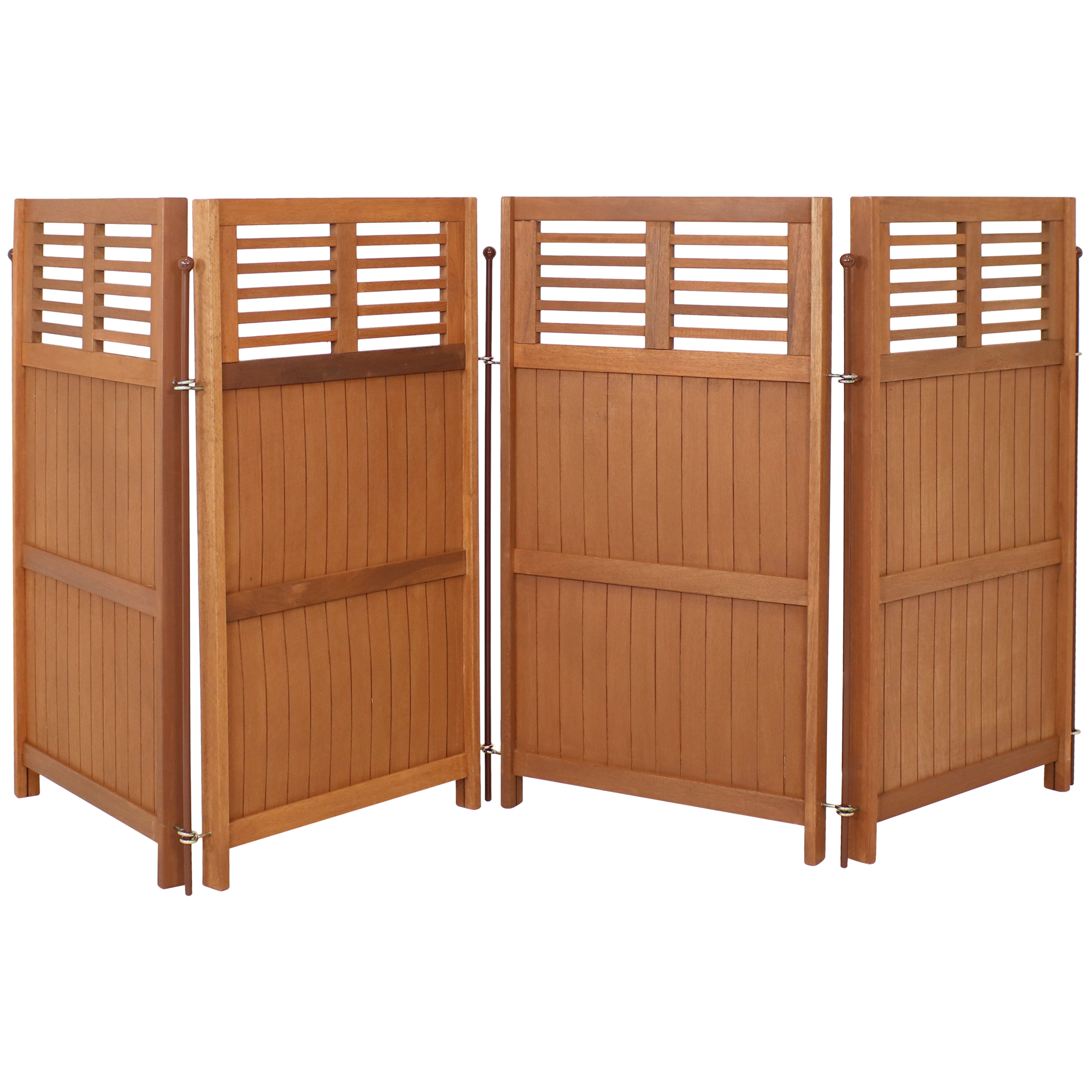 Sunnydaze Decor, Folding Privacy Screen Fence - 44in., Model# LAM-683